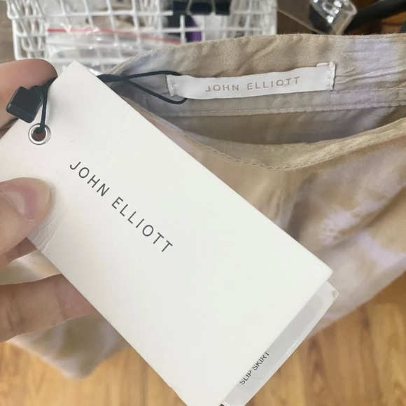 JOHN ELLIOT TIE-DYE SLIP SKIRT - Picture 6 of 7
